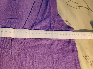 Chaleco lila Zara Talla S