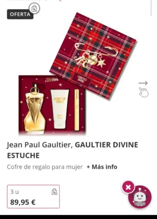 Estuche Jean Paul Gaultier Divine Mujer