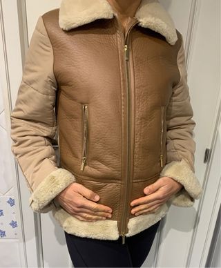 Cazadora borreguillo Purificación García