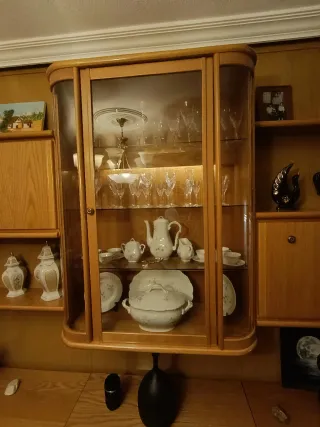 Muebles de salón madera precio a convenir