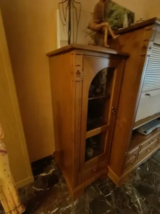 Muebles de salón madera precio a convenir