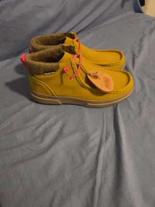 Zapatos  Mujer Amarillos Talla 37