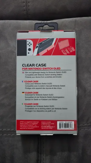 Cover Trasparente Atrix per Nintendo Switch OLED