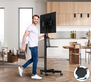 Soporte TV con ruedas BONTEC (23-60)