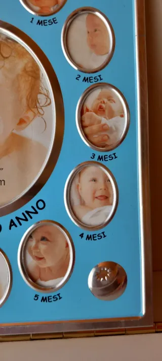 Marco de fotos bebé. Mio primo anno.