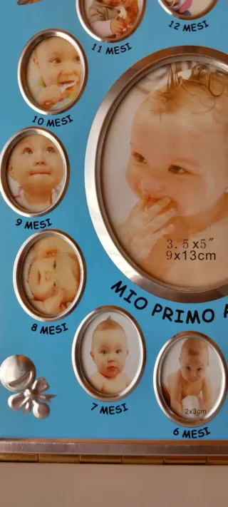 Marco de fotos bebé. Mio primo anno.