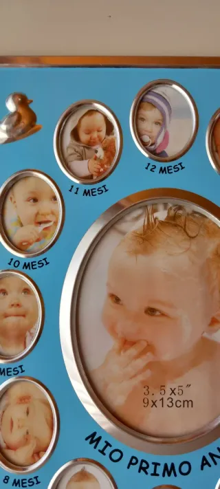 Marco de fotos bebé. Mio primo anno.