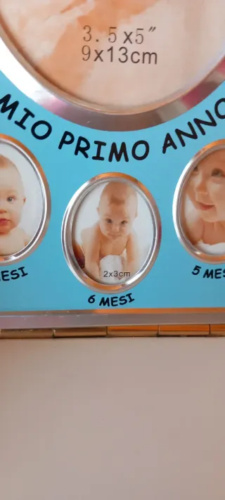 Marco de fotos bebé. Mio primo anno.