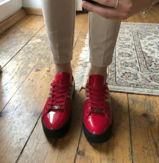 Sneakers Armani Jeans rosse e beige