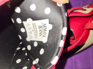 Sneakers Armani Jeans rosse e beige