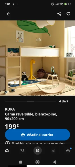 Litera Kura Ikea, regalo dosel