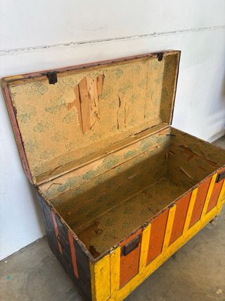 Baúl antiguo s. XIX / XX