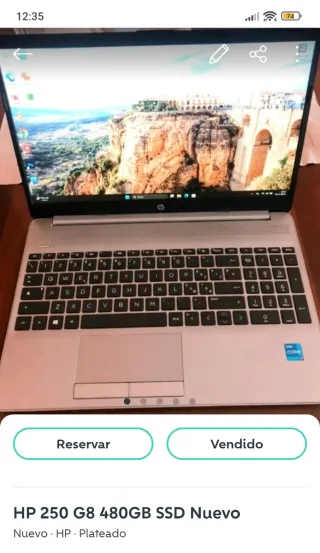 HP 250 G8 480GB SSD Nuevo