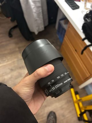 Objetivo Canon EFS 55-250mm Zoom