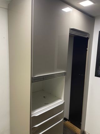 Armario de cocina gris