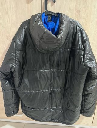 Chaqueta acolchada hombre negra