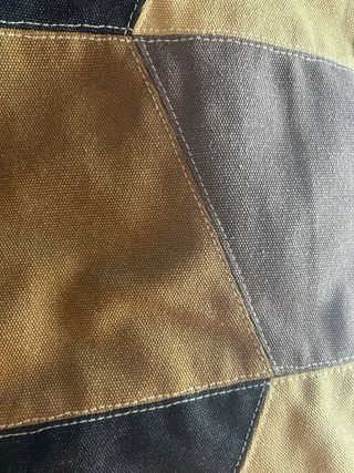 Bolso de lona patchwork mujer