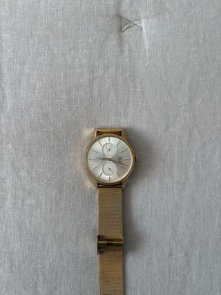 Reloj Massimo Dutti Dorado Malla