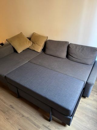 Divano Letto Grigio IKEA CONVERTIBLE
