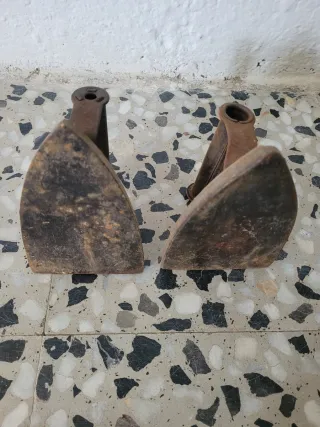 2 Planchas Antiguas de Hierro