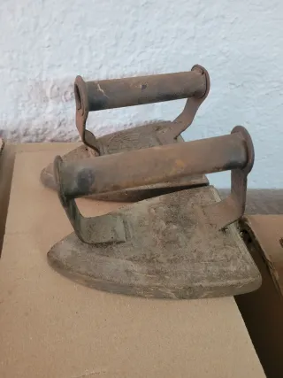 2 Planchas Antiguas de Hierro