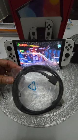 Console Nintendo Switch OLED Bianca + Accessori