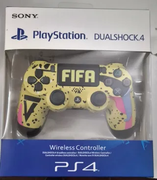 Mando PS4 Dualshock 4 FIFA Amarillo