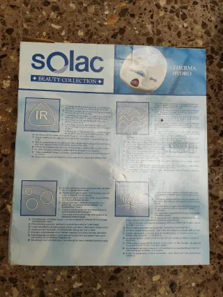 Masajeador de pies Solac Therma Hydro