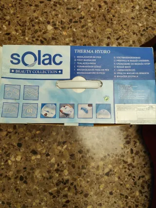 Masajeador de pies Solac Therma Hydro