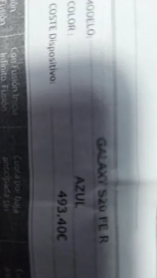 Samsung S20 FE Blu Navy