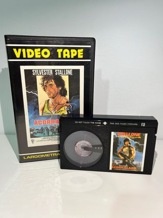 Film Betamax Acorralado con Sylvester Stallone