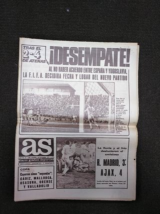 Periódicos históricos Selección España Fútbol - 2