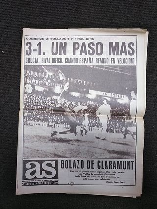 Periódicos históricos Selección España Fútbol - 2