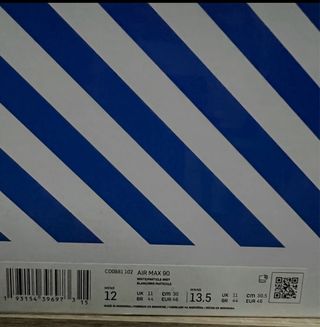 Nike Air Max 90 Azul Gris Blanco Negro