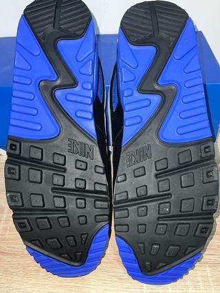 Nike Air Max 90 Azul Gris Blanco Negro