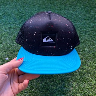 Gorra Quiksilver Malla Negro y Azul