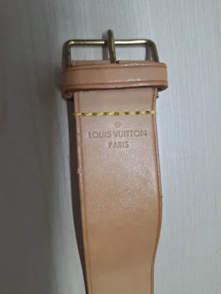 Cinturino Louis Vuitton Pelle color Cammello