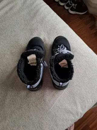 Botas de nieve negras con forro Quechua