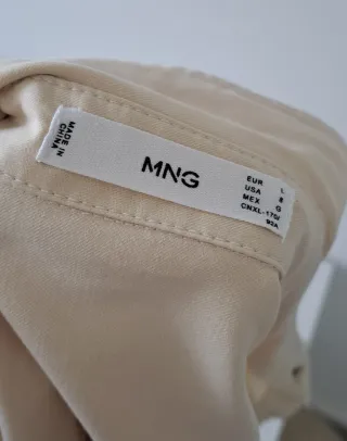 Chaqueta Mango Beige Talla L