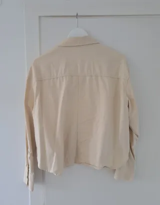 Chaqueta Mango Beige Talla L