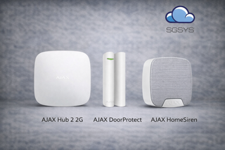 Kit AJAX Hub 2 + DoorProtect + HomeSiren