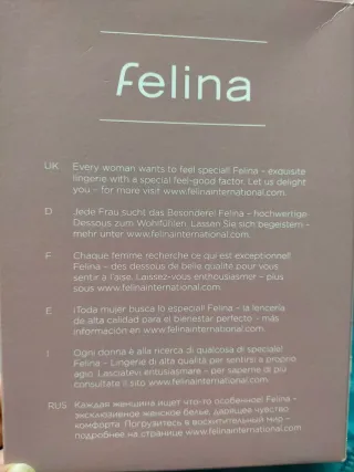 Braga Felina Moments Azul Talla 40