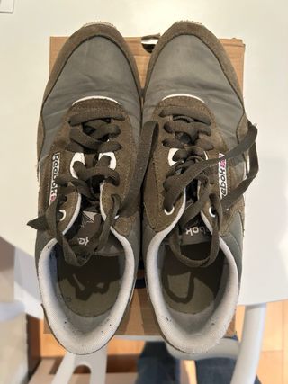 Zapatillas Reebok Verdes y Blancas