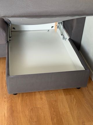 Sofá modular Ikea gris tela