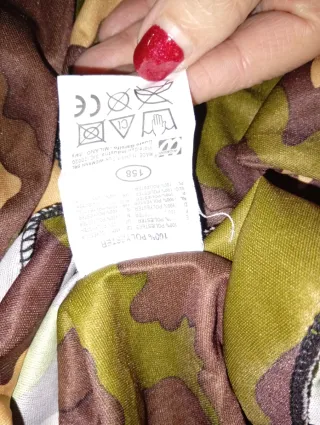 Vestito carnevale mimetico bambino