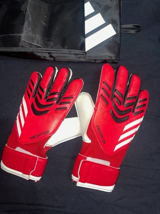 Guantes Portero Adidas Predator Match Rojos