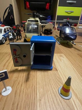 Lote de vehículos y figuras Playmobil Policía