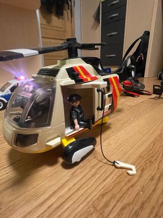 Lote de vehículos y figuras Playmobil Policía