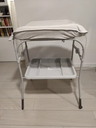Bañera cambiador plegable bebé