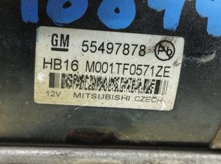 Motor arranque m001tf0571ze opel insignia 5238202